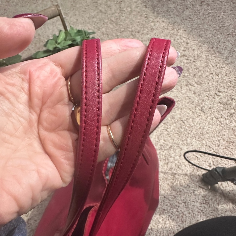 Loewe Vibrant Red Leather Tote - Picture 10 of 16
